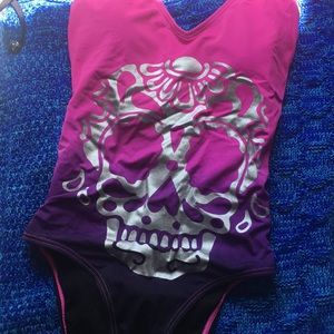 Skull swimsuit